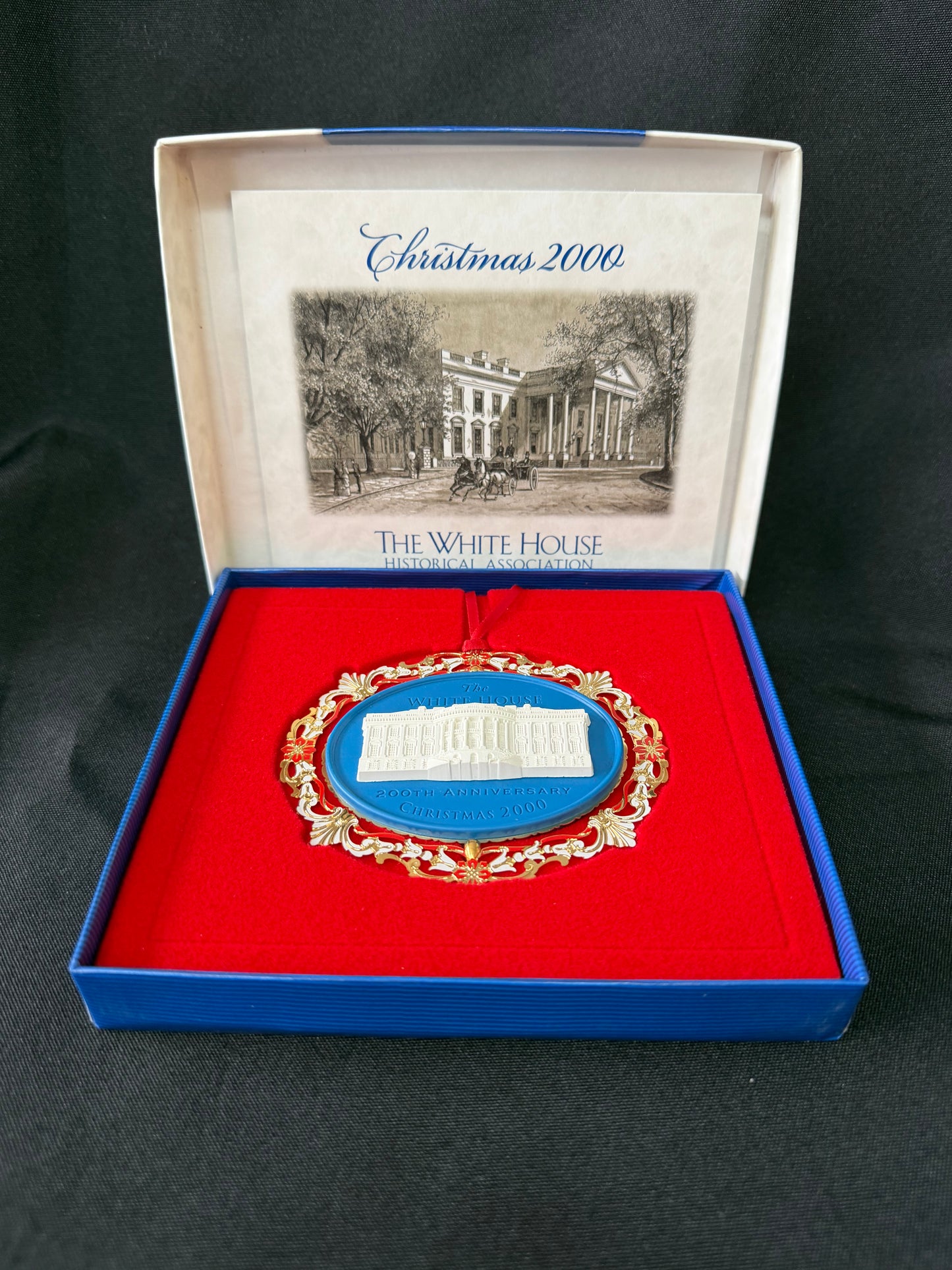 200 Year Anniversary White House Ornament - 1800-2000