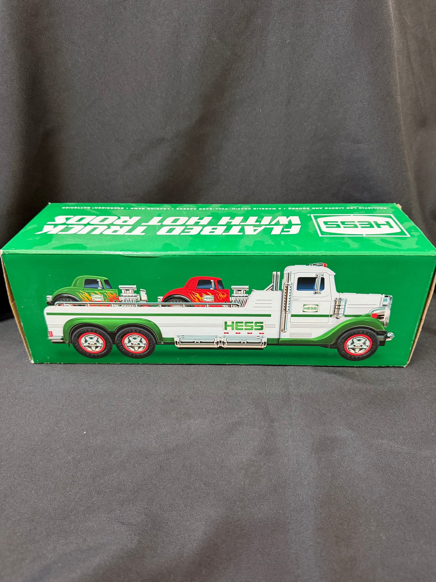 Hess Flatbed Truck with Hot Rods