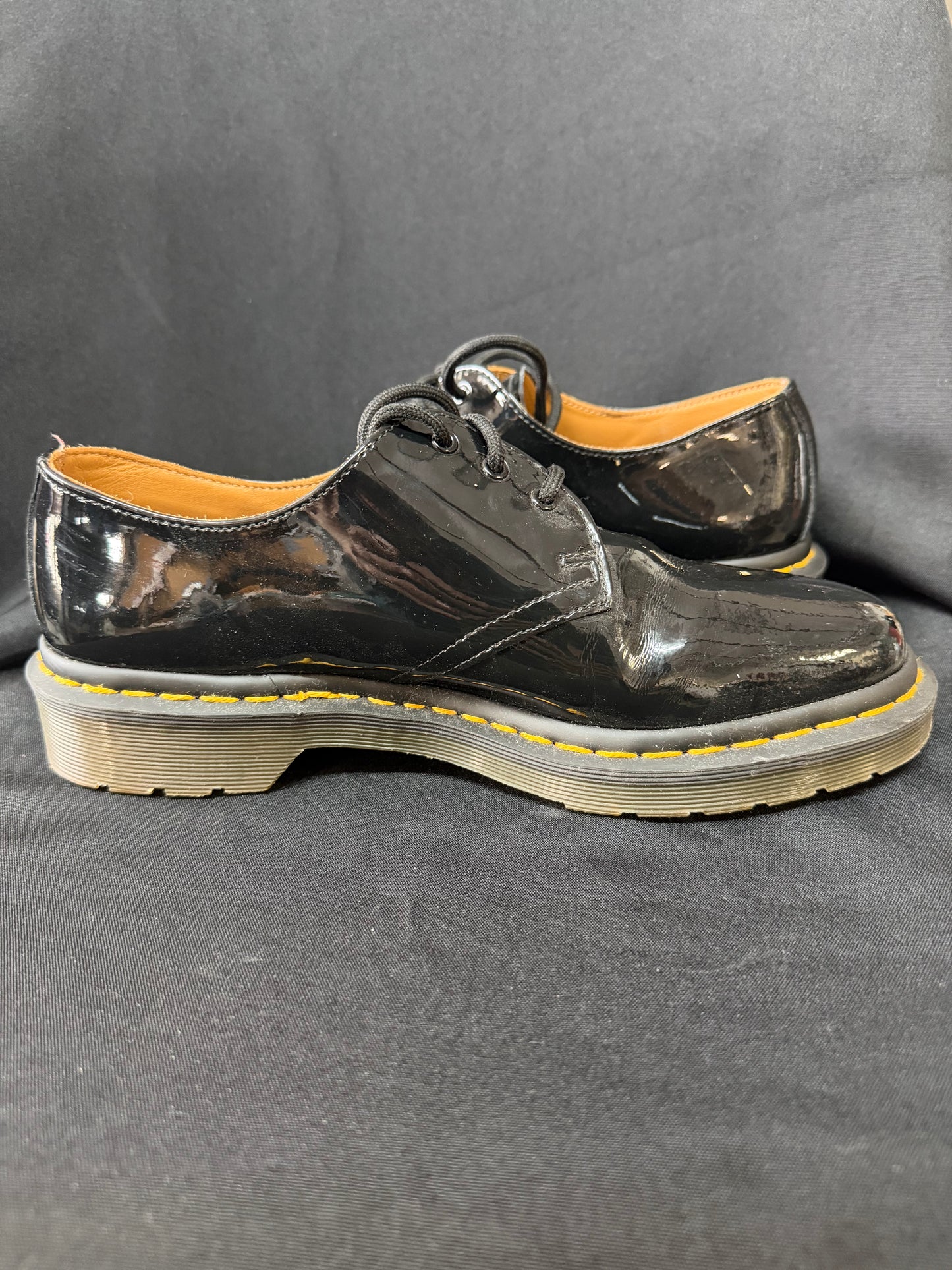 Dr. Martens 1461 Classic Black Patent Leather Oxford Shoes