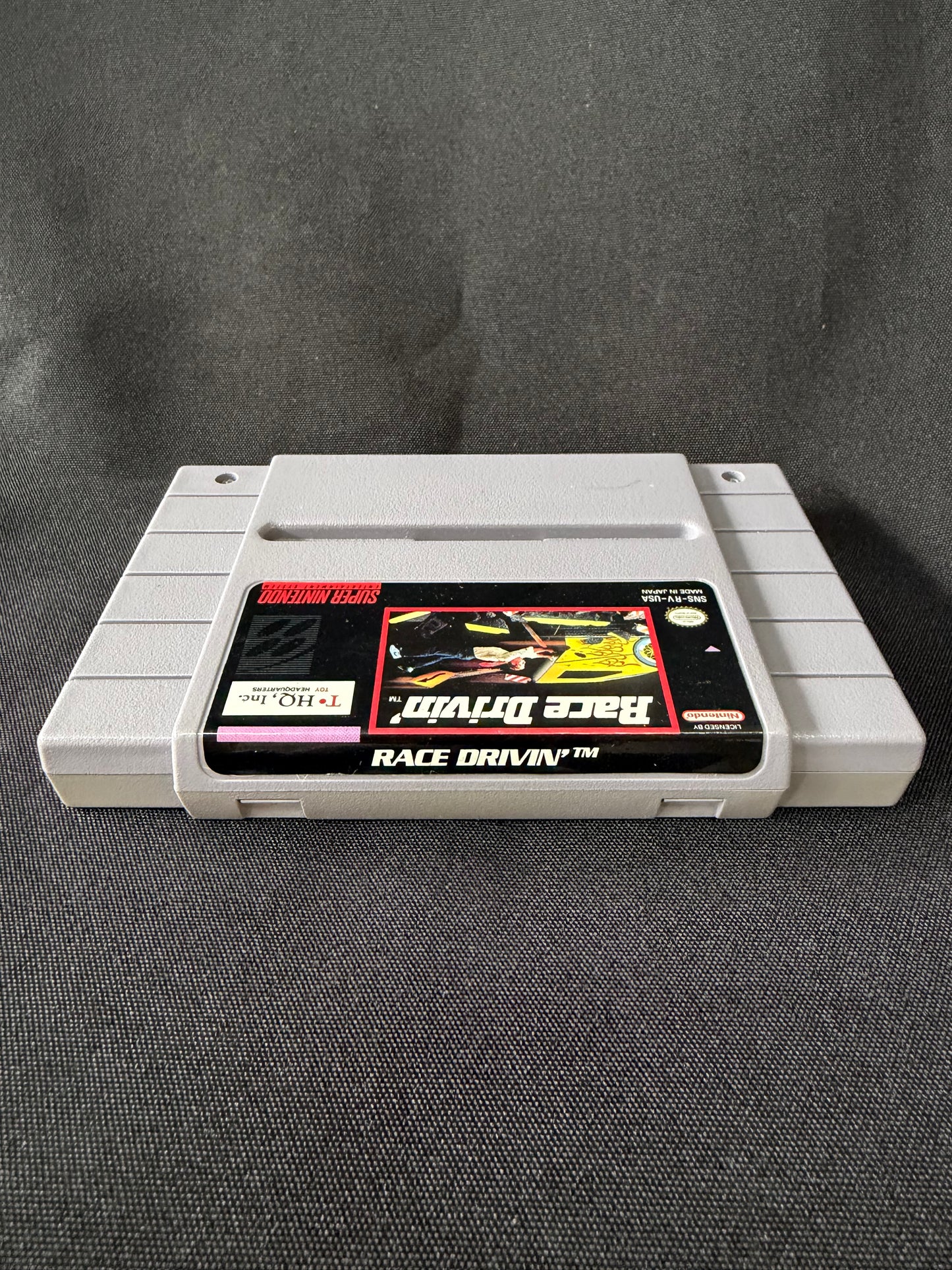 Race Drivin' — Super Nintendo (SNES, Authentic, Tested)