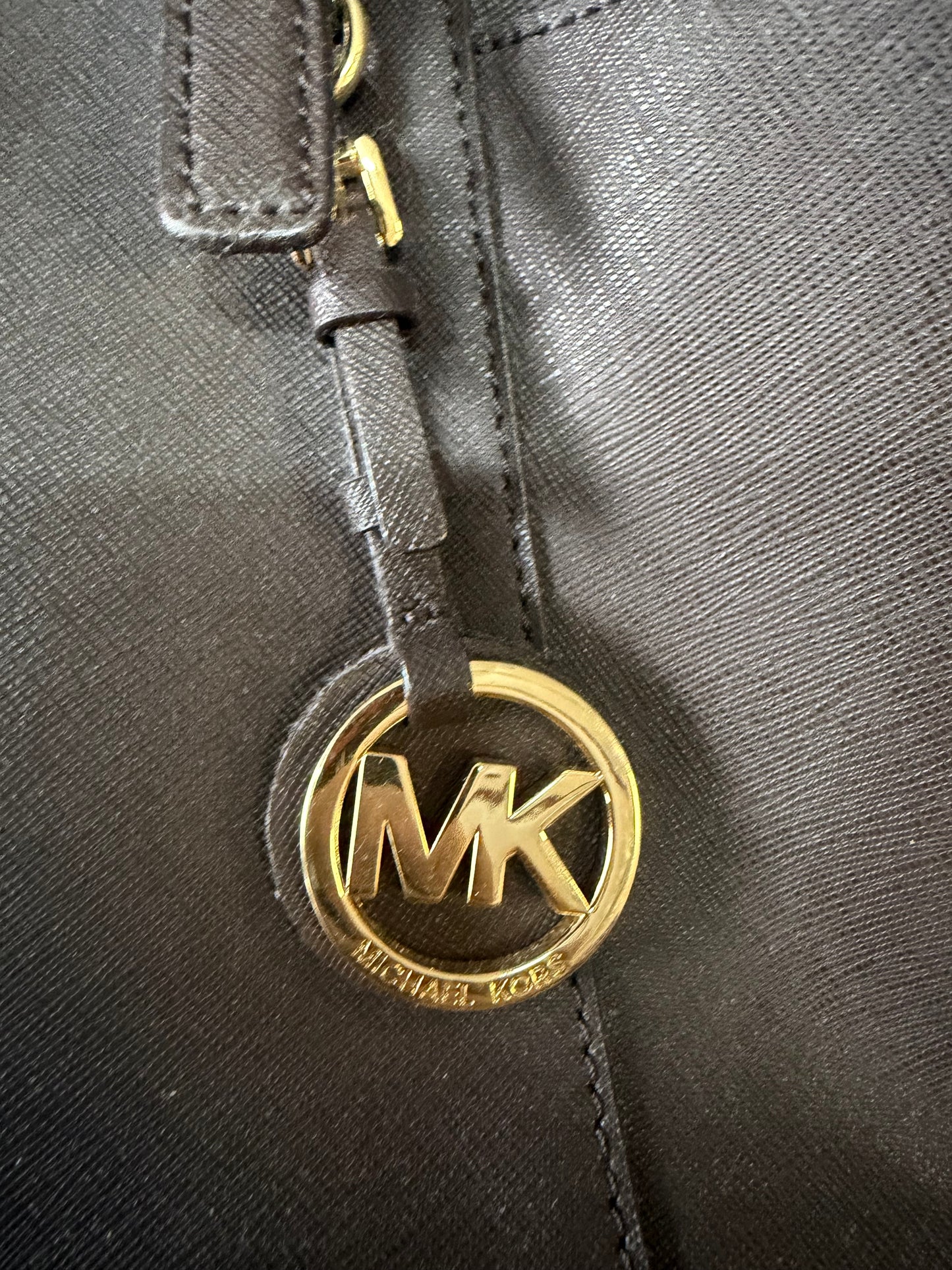 Michael Kors Brown Leather Tote Bag