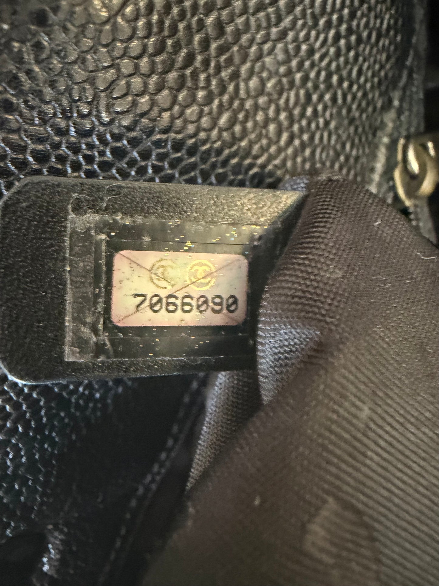 Chanel Executive Caviar Leather Tote with Turnlock (Like New)