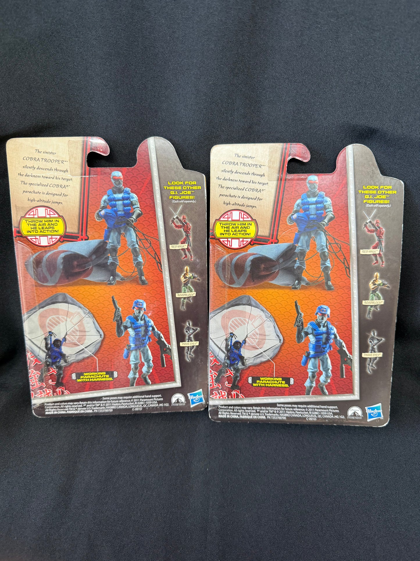 G.I. Joe — Cobra Parachute Trooper Figurines (Set of 2)
