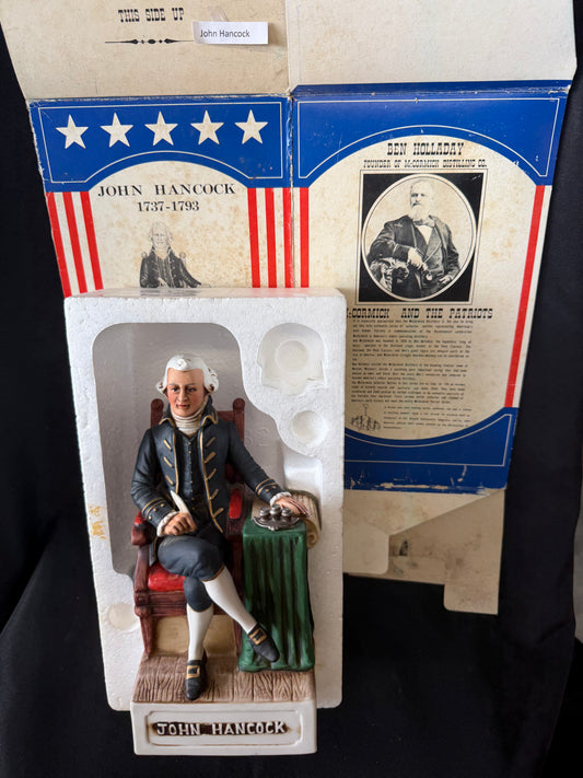 John Hancock 1976 McCormick Bicentennial Series Decanter Empty