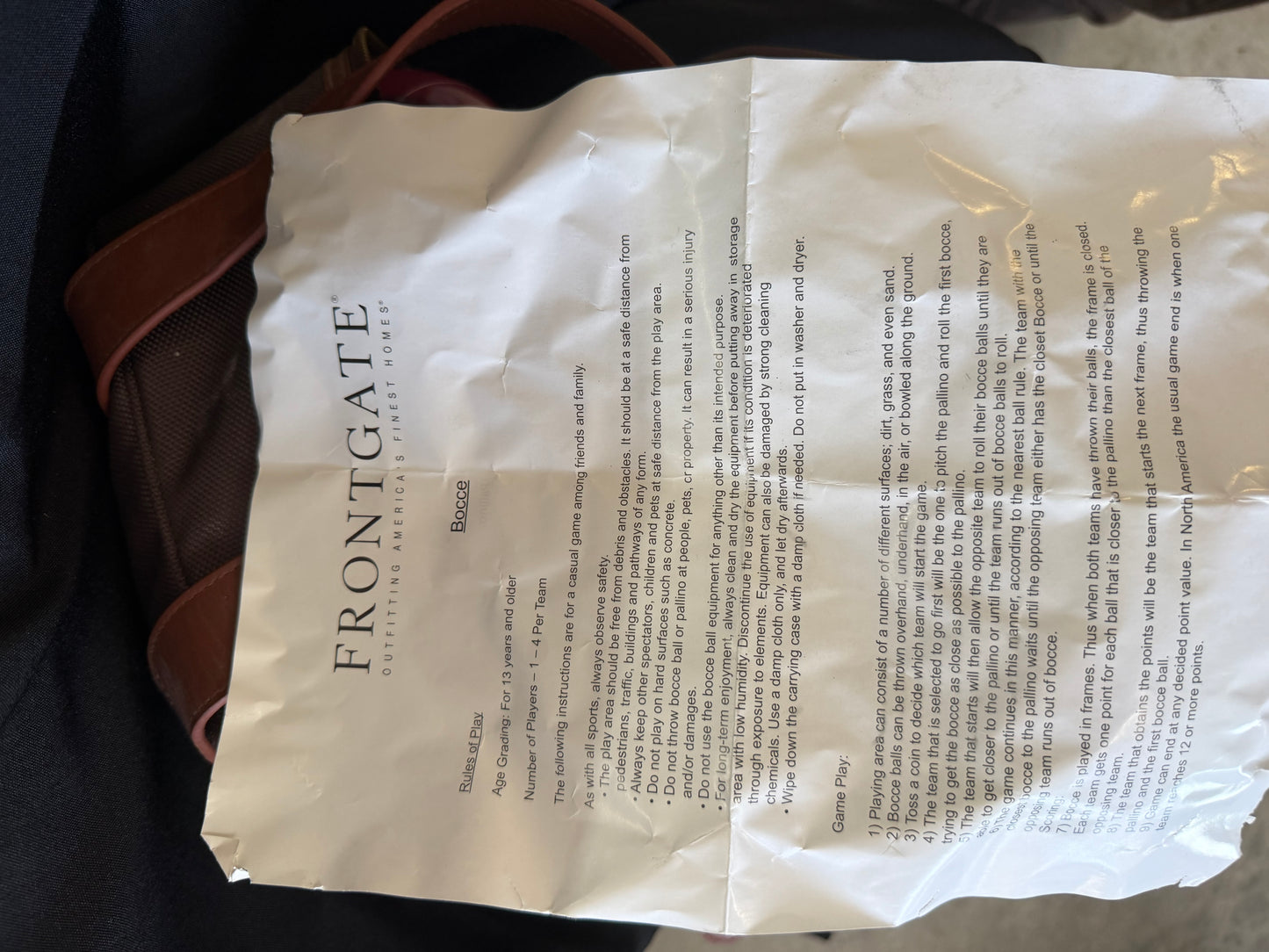 Bocce Ball Set - by Frontgate