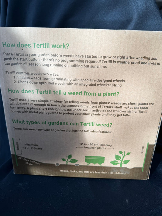 Tertill Robotic Solar-Powered Weed Puller