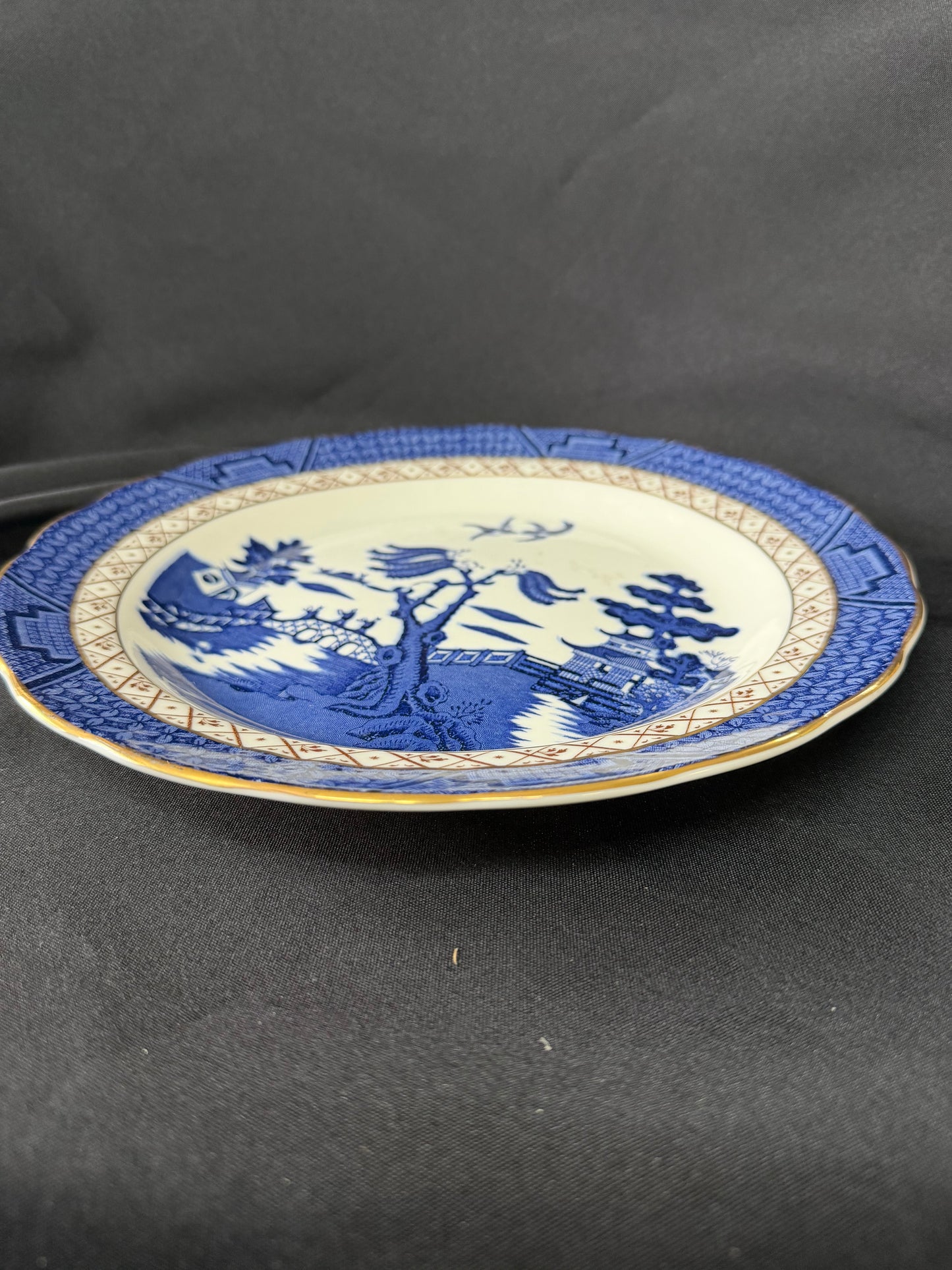 Royal Doulton Plate: "Real Old Willow" BOOTHS