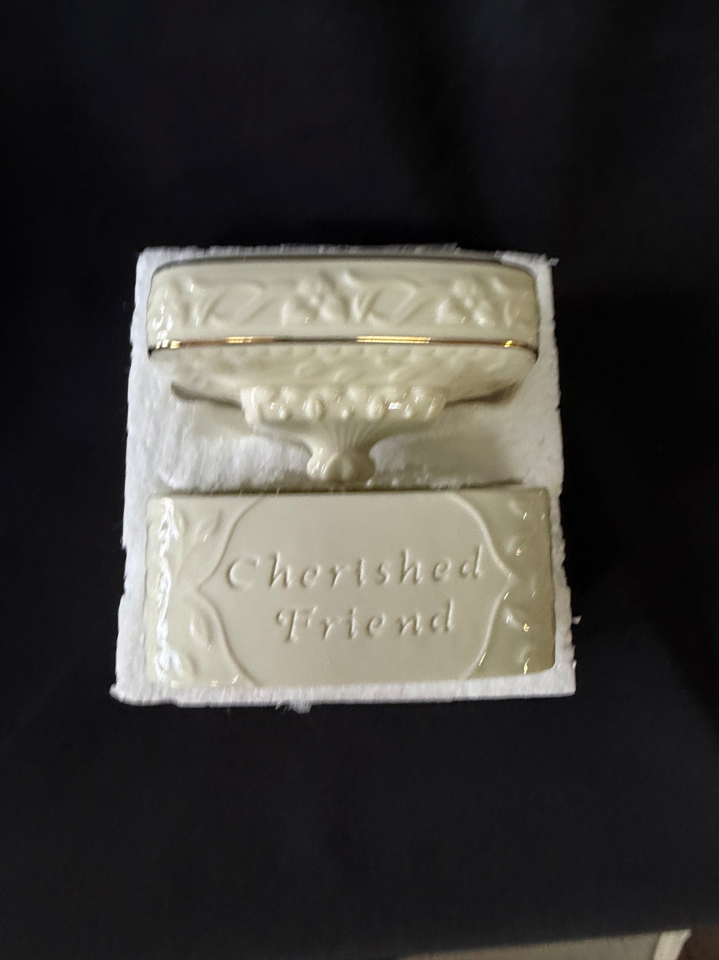 Lenox “Cherished Friend” Musical Trinket Box