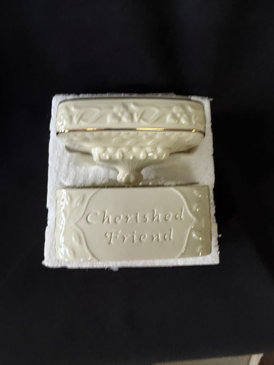 Lenox “Cherished Friend” Musical Trinket Box