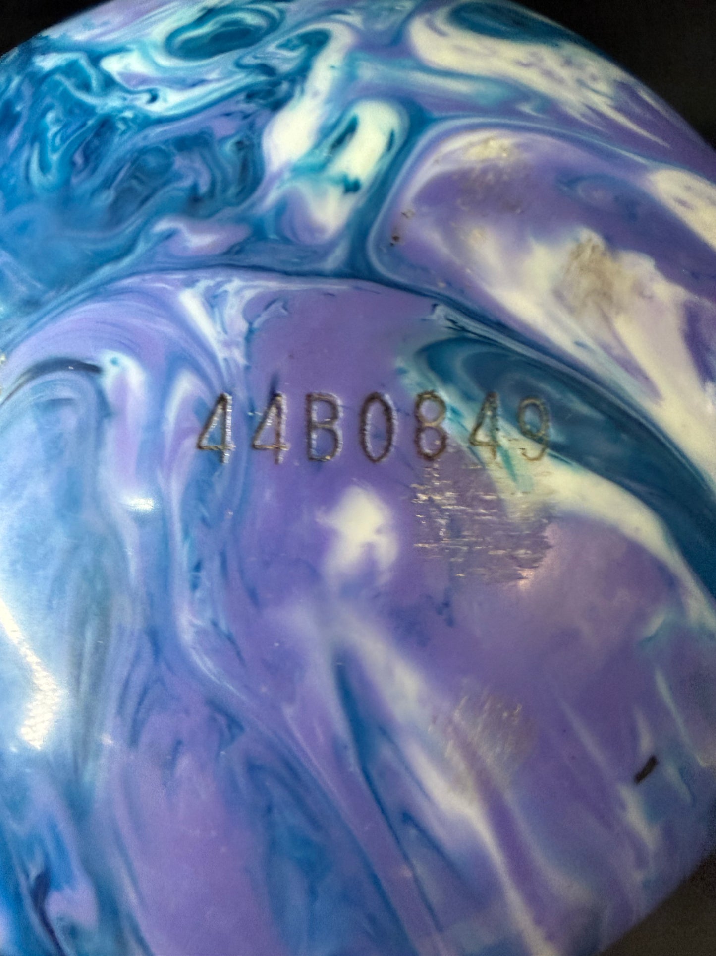 Ebonite Maxim Bowling Ball (Purple Swirl) & Brunswick Carrying Bag