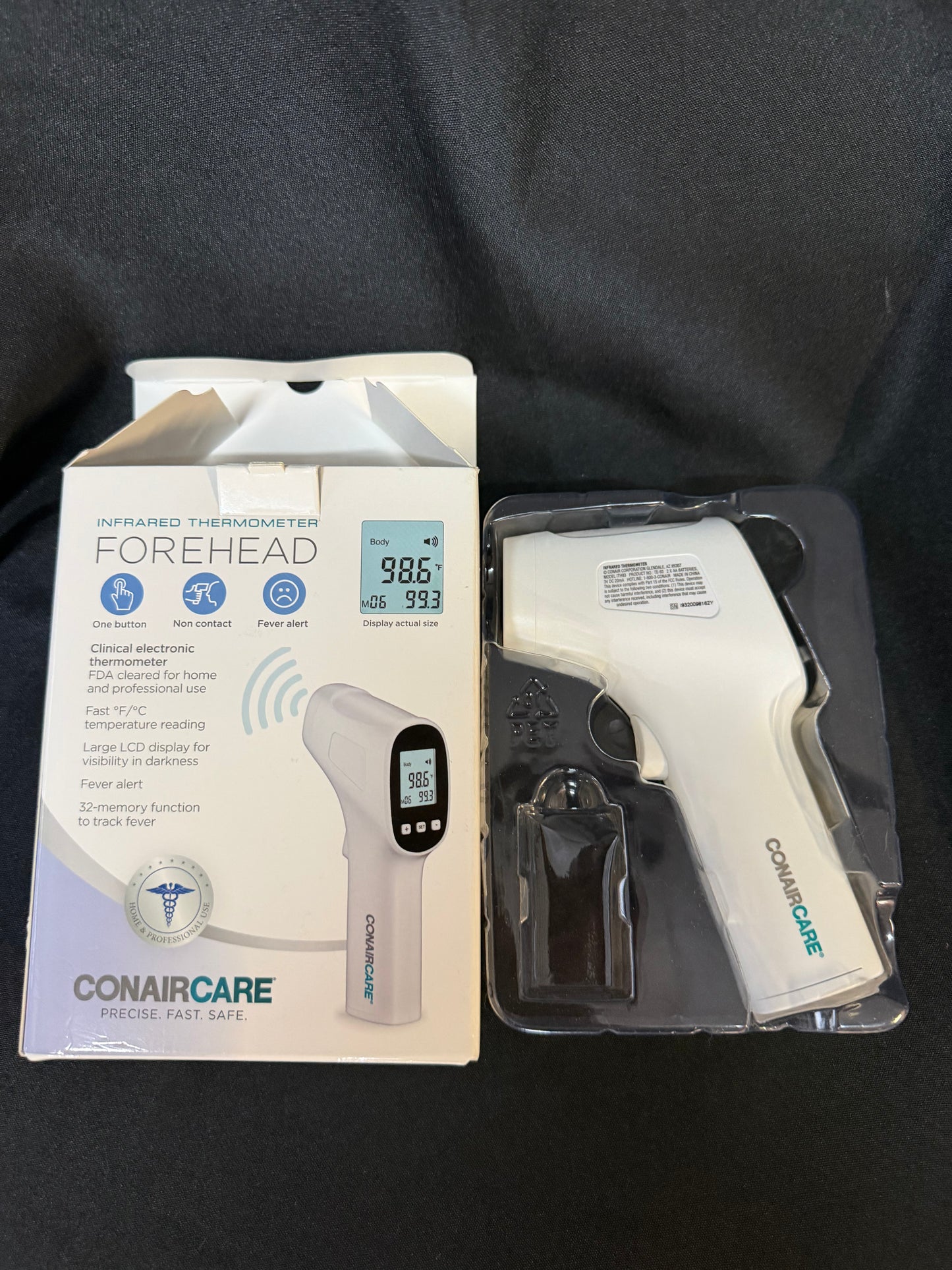 ConairCare Infrared Thermometer for Forehead - tested