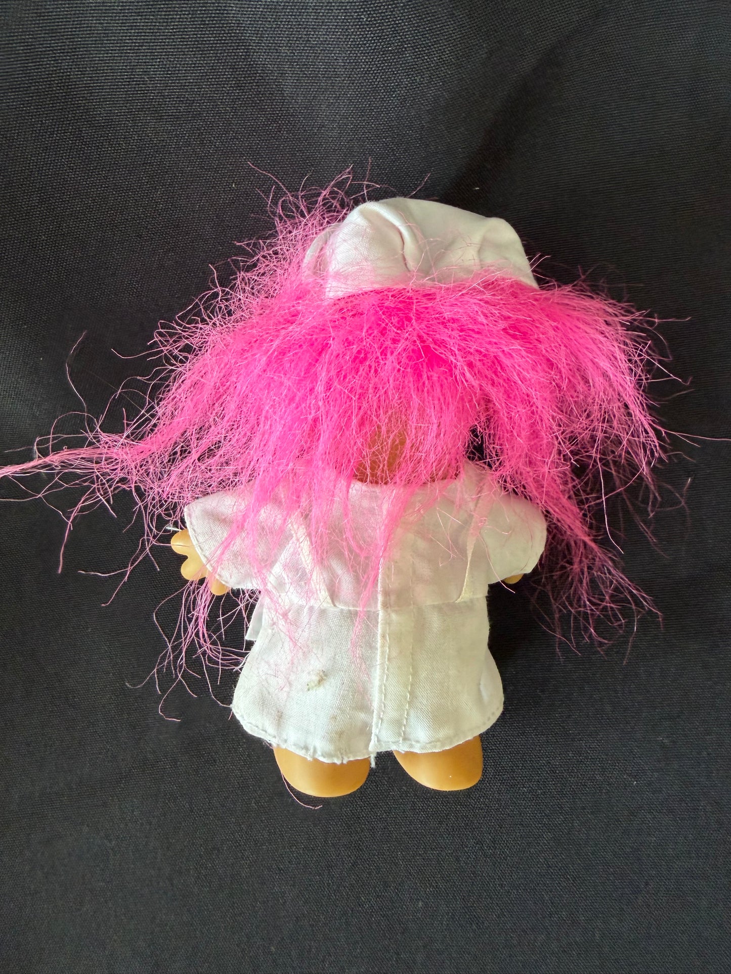 Set of 2 Russ Berrie Troll Dolls — “Lucky Nurse” & Dressed