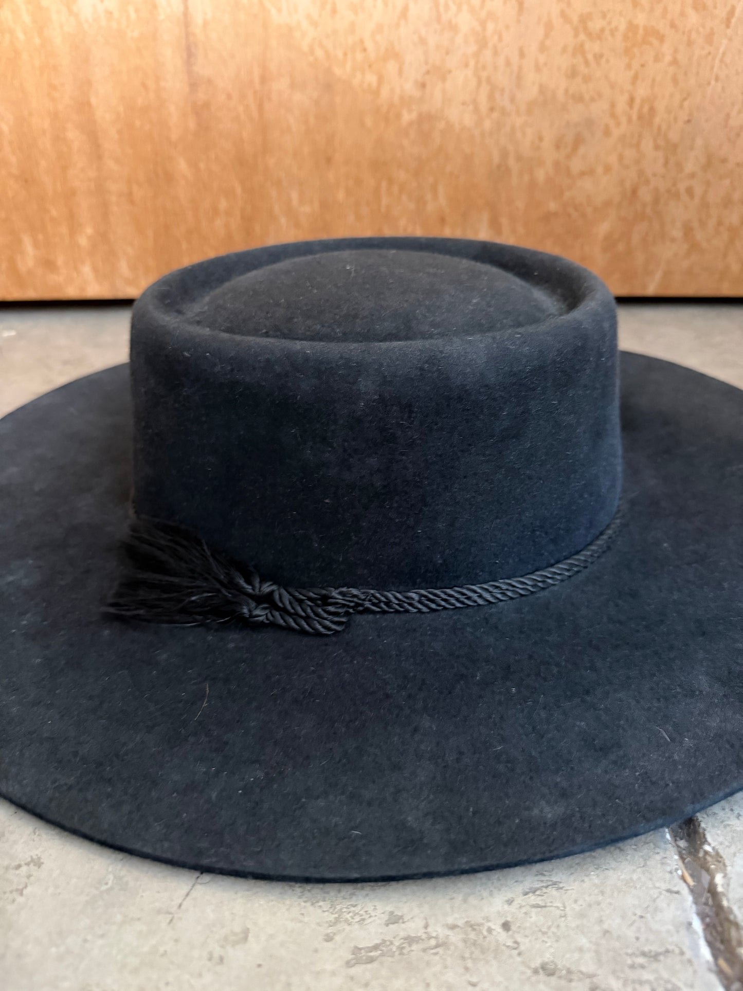 Black Spanish Cordobés Hat — by Patricia Abrigo, Los Angeles