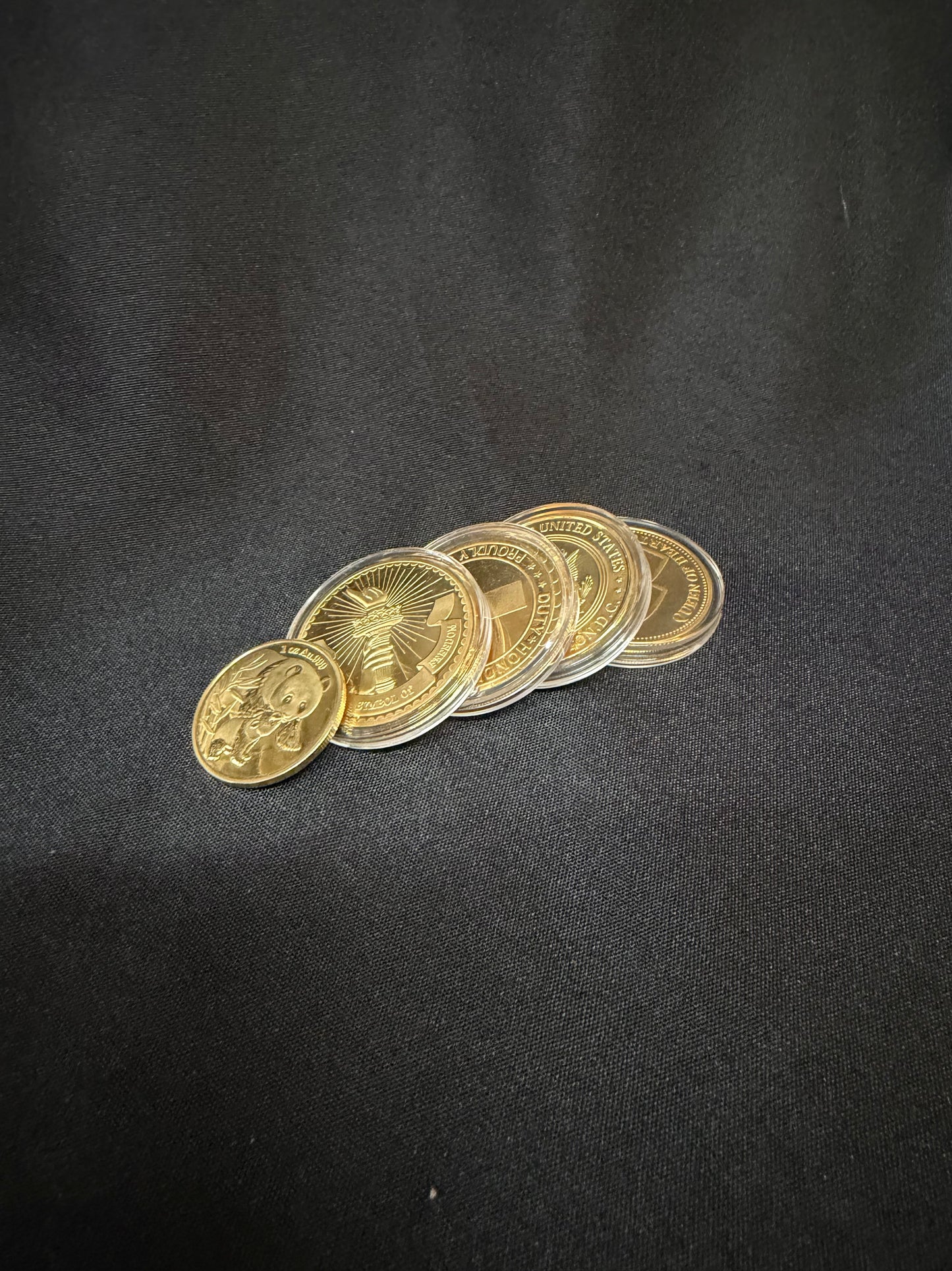 Set of 5 Coins - Commemorative, Patriotic, Cultural