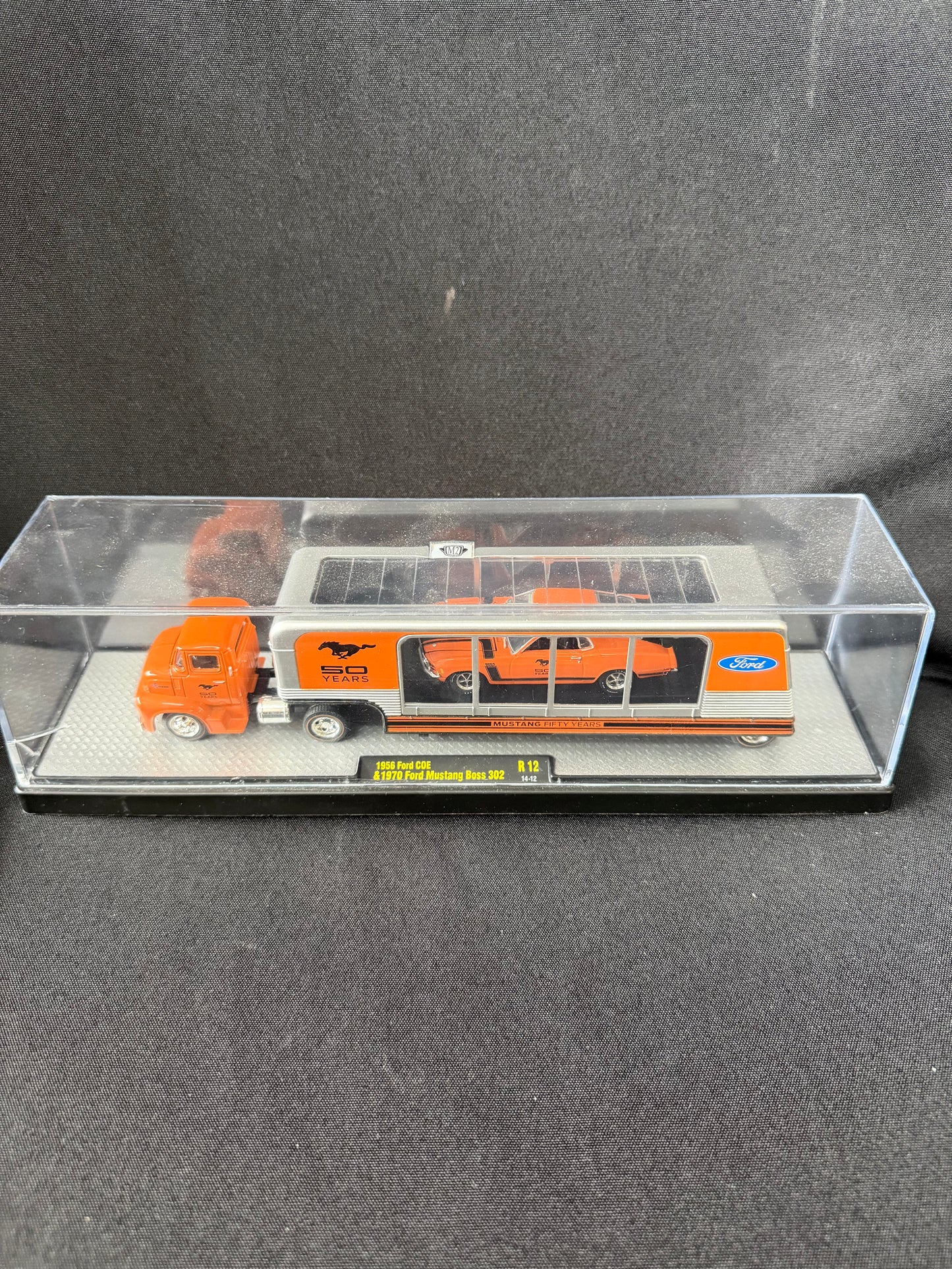 1956 Ford COE & 1970 Ford Mustang Boss 302 — Die-Cast R12 Premium Edition