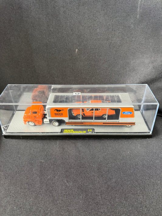 1956 Ford COE & 1970 Ford Mustang Boss 302 — Die-Cast R12 Premium Edition