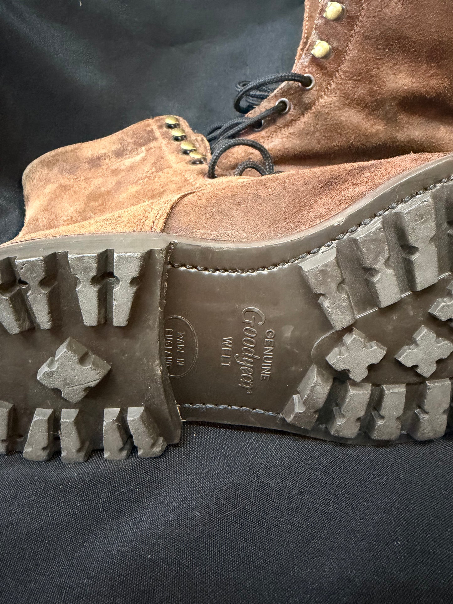 Ralph Lauren Lace-up Leather Work Boots