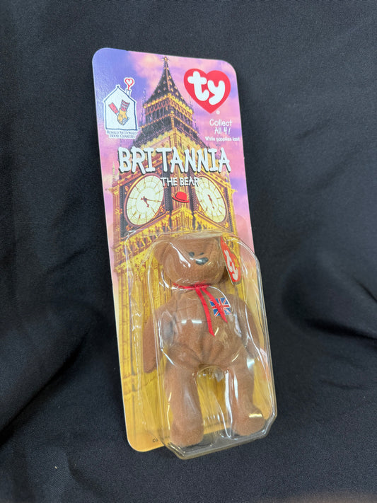 1999 Brittania the Bear Ty House Toy - by Ronald McDonald