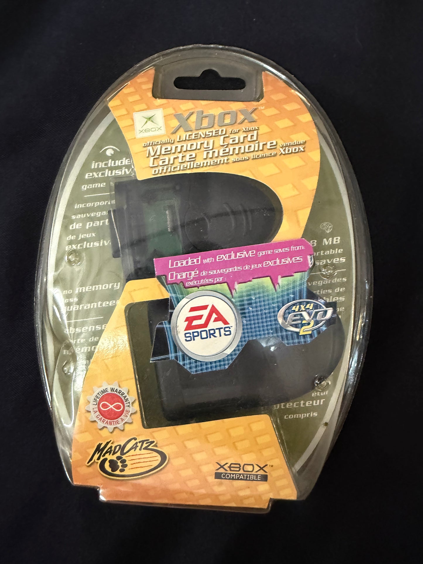 Original Xbox Console Bundle — Includes Memory Card & 2 MadCatz Controllers (Untested)