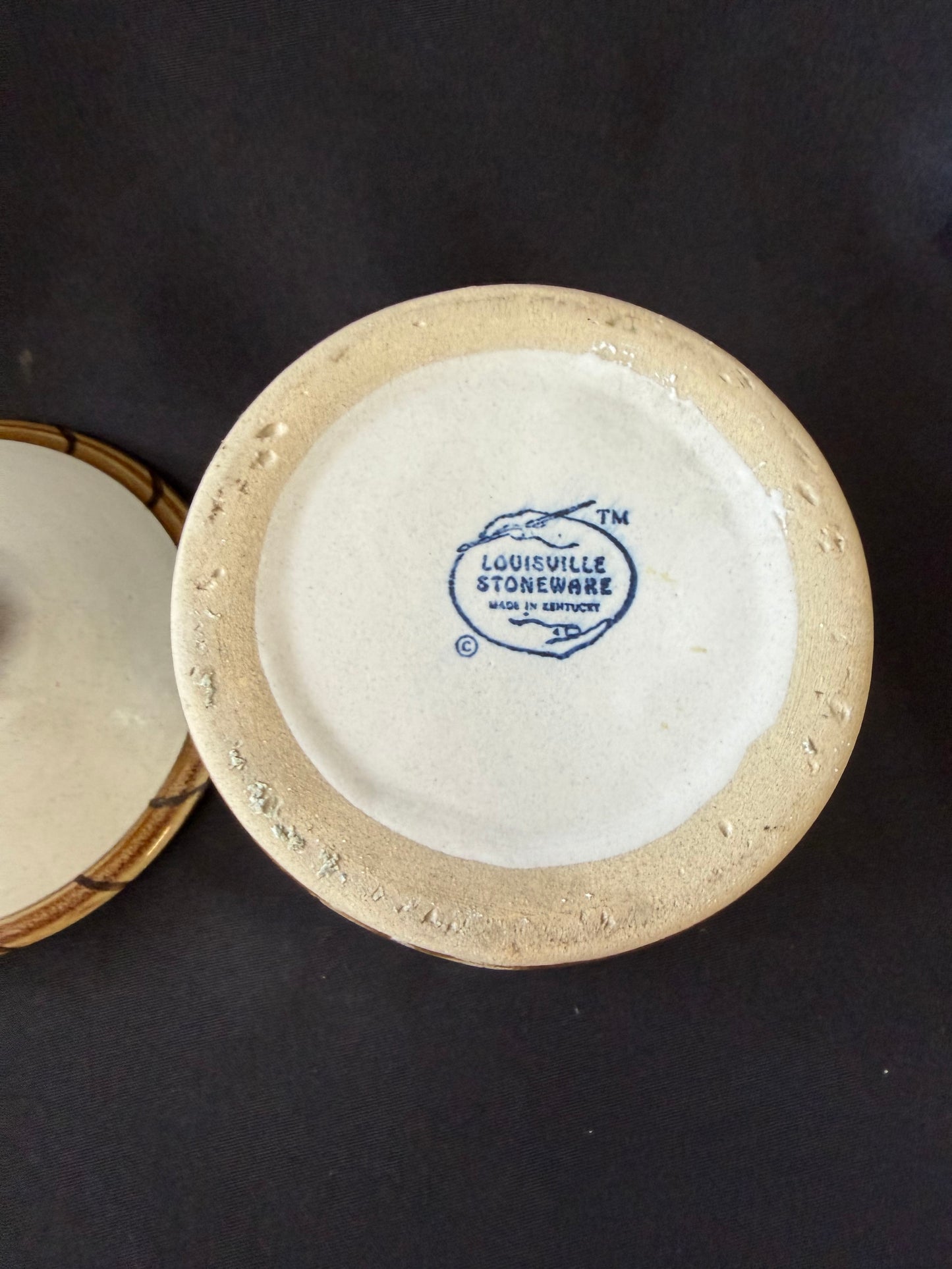 Louisville Stoneware Cookie Jars - Set of 2 Made in Kentucky