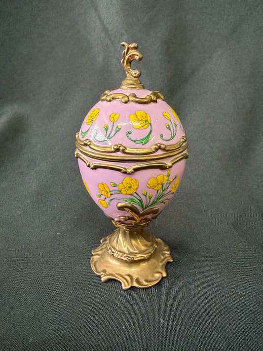 House of Fabergé "Buttercup" Musical Egg - Pink