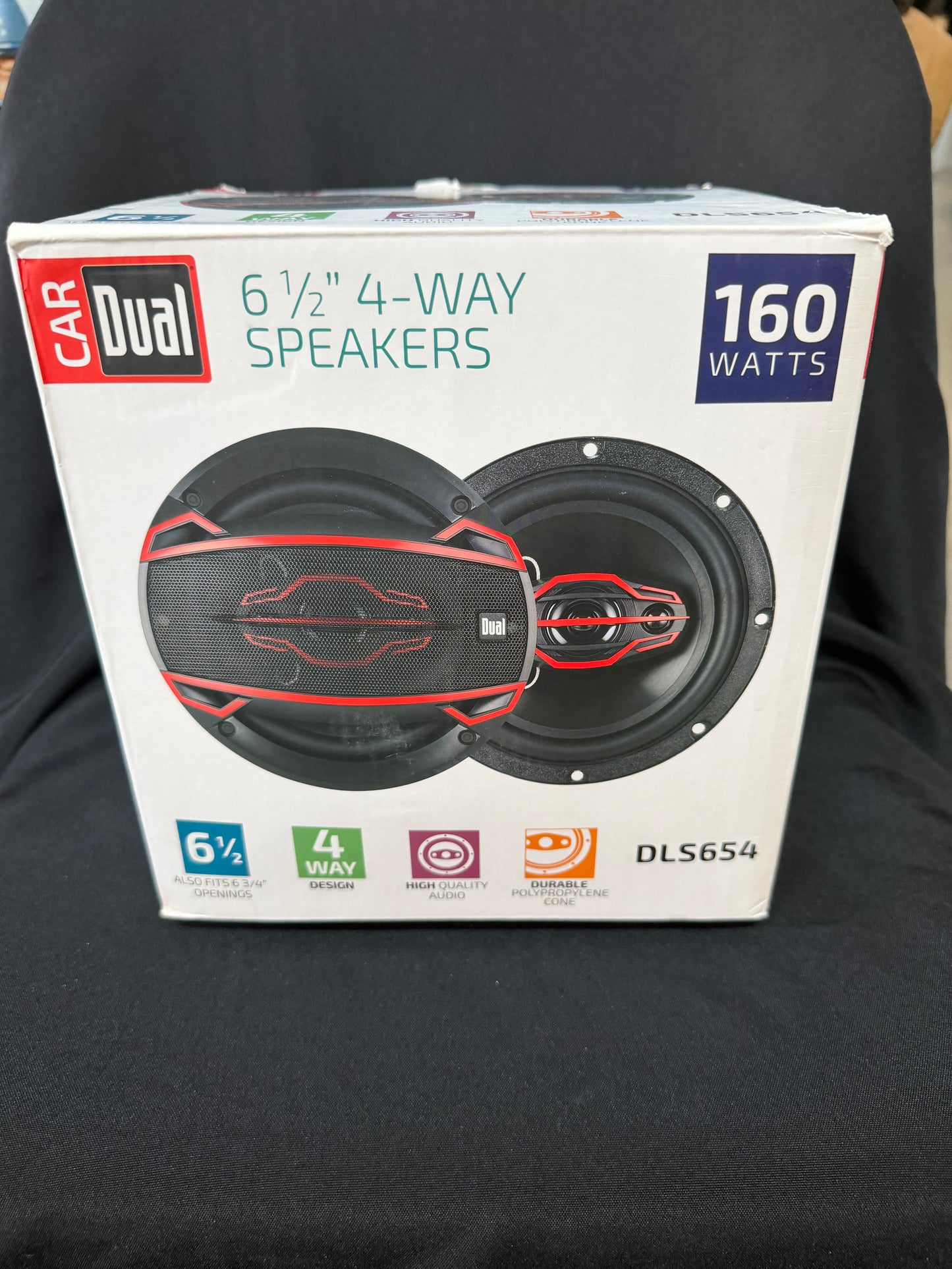 Dual DLS654 Car Speakers 6 1/2" 4-way Design