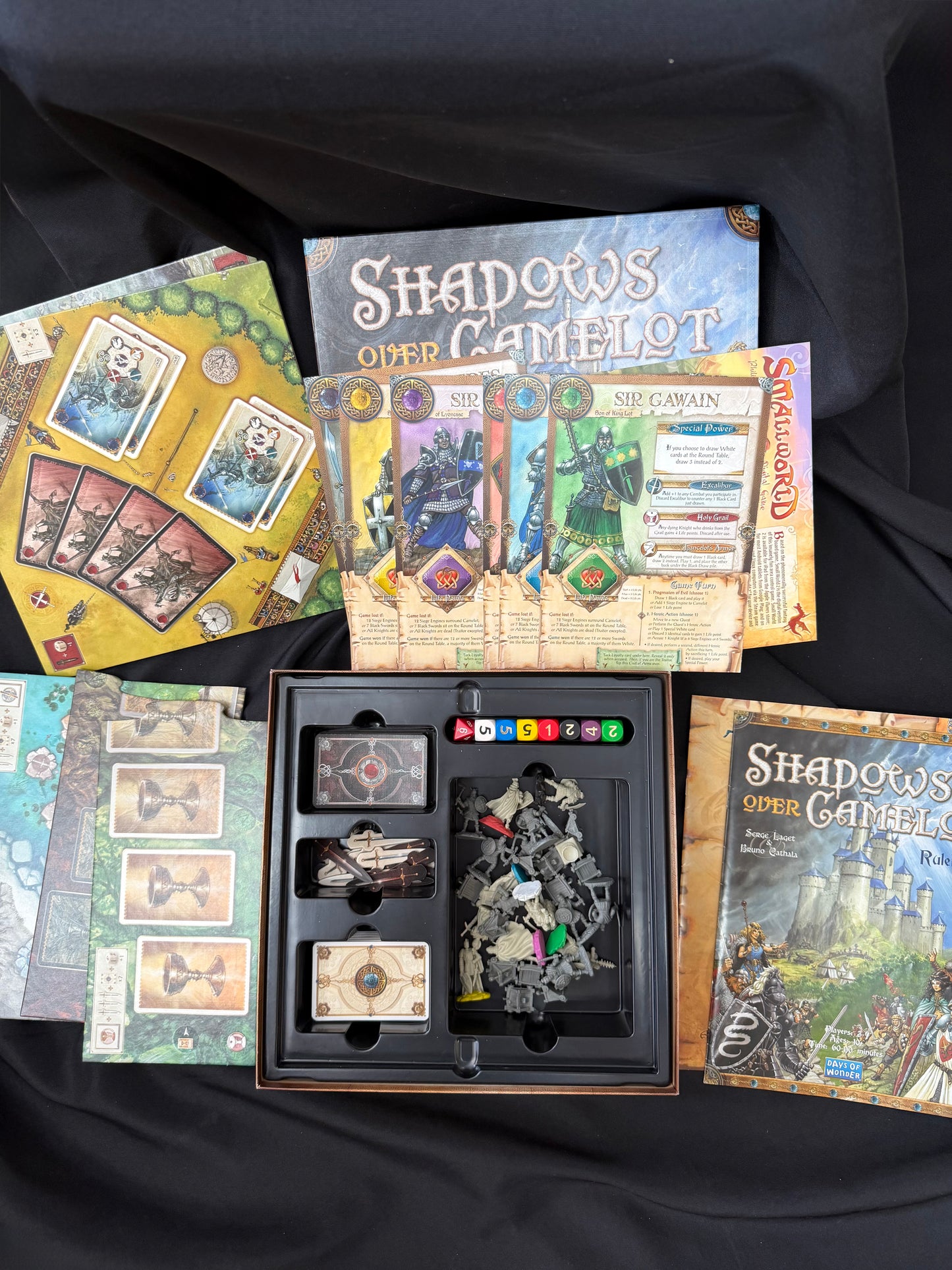 Shadows Over Camelot — Days of Wonder Board Game (2012, Complete w/ All Pieces)