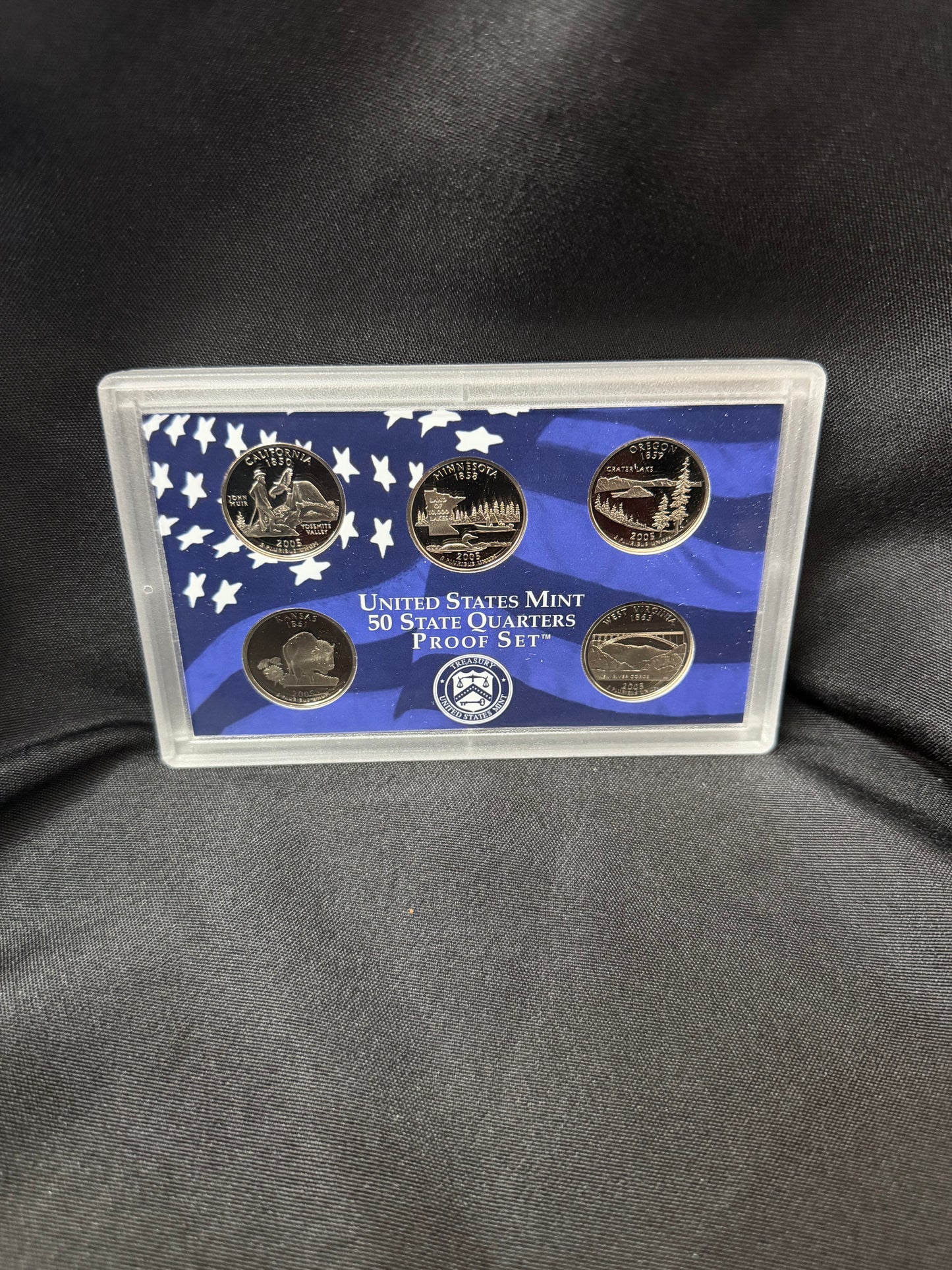 United States Mint Proof Set - 2005 + Quarter Set