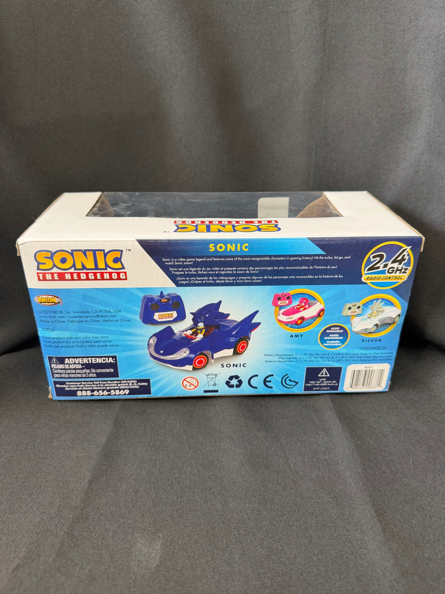 NKOK Sonic the Hedgehog 2.4GHz RC Vehicle