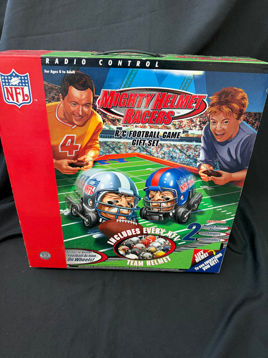 Mighty Helmet Racers — NFL R/C Football Game Gift Set (Complete)