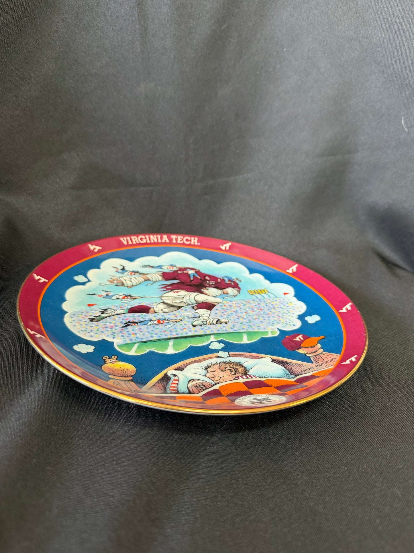Virginia Tech "Dream" Porcelain Collectible Plate