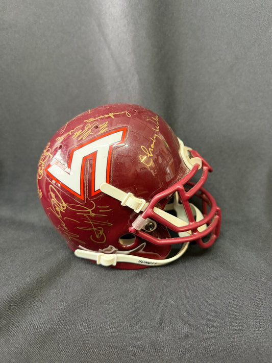 Virginia Tech Collectible Mini-Helmet with Signatures