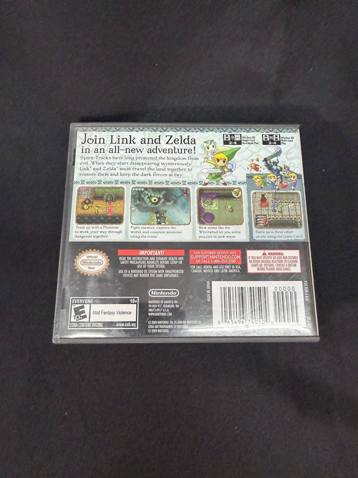 Zelda Spirit Tracks (Nintendo DS)