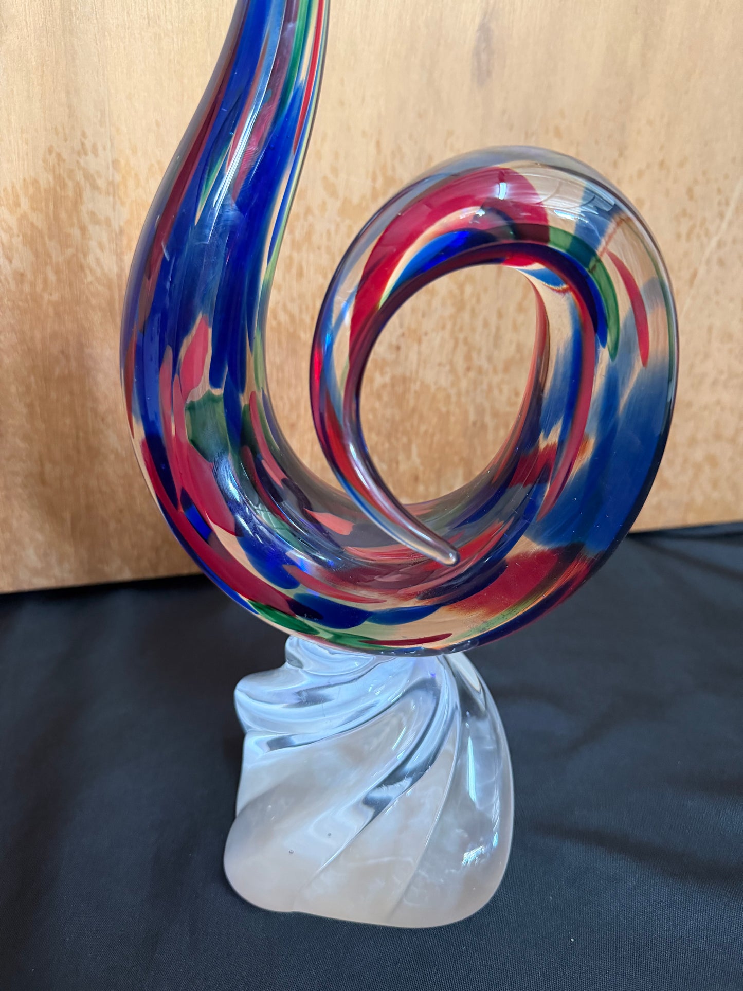 Murano Glass Art Sculpture - Attributed to Italian artist Fulvio Bianconi