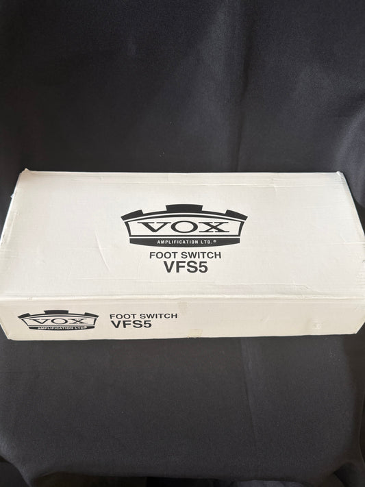 Vox VFS5 — Guitar Amplifier Footswitch, 5-Button Bank/Channel Selector (CH1–CH4)
