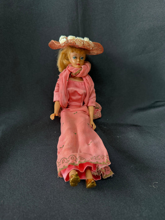 Barbie Doll with Pink Dress and Hat