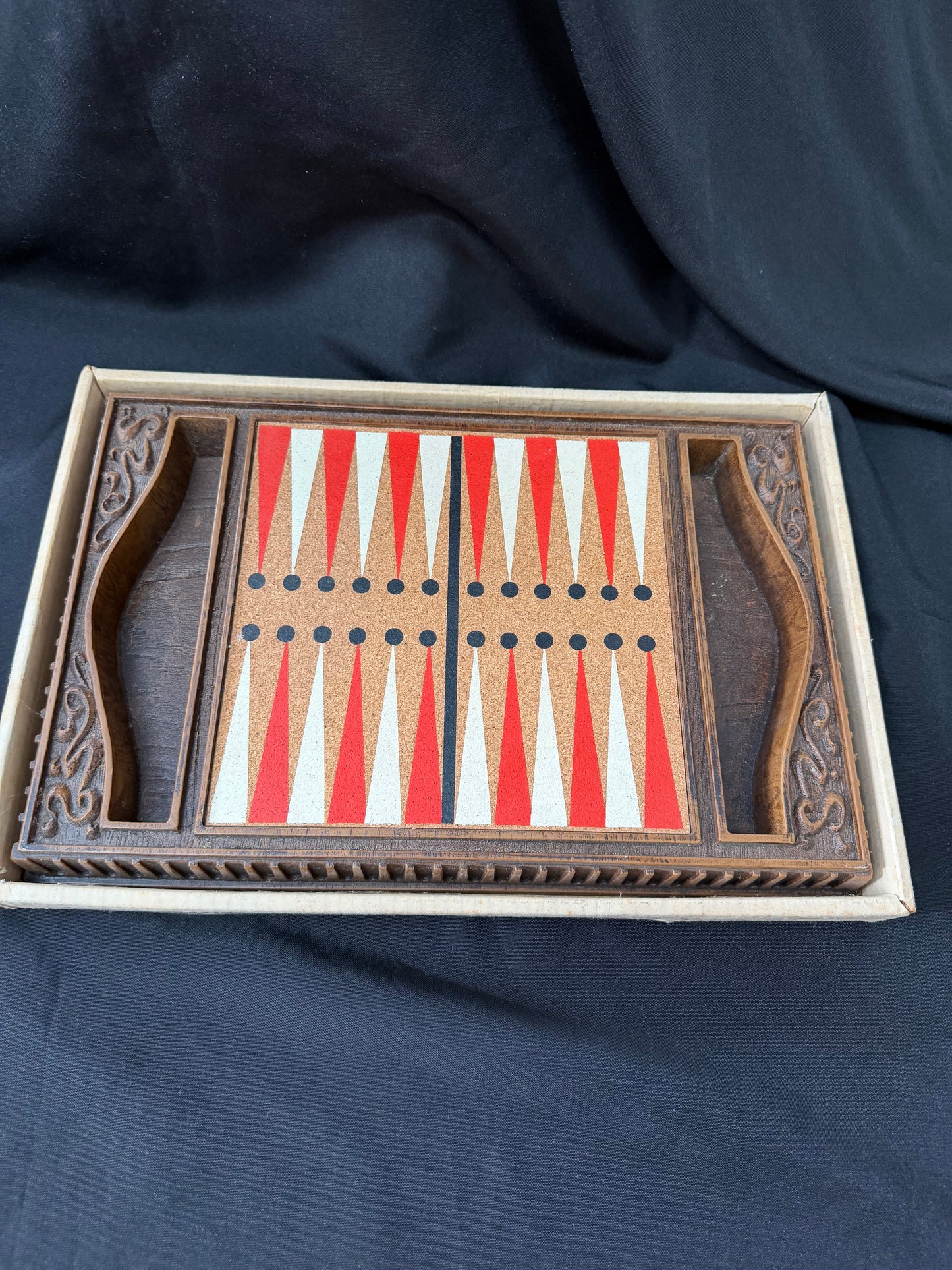 Vintage Backgammon Tablette - Board Only