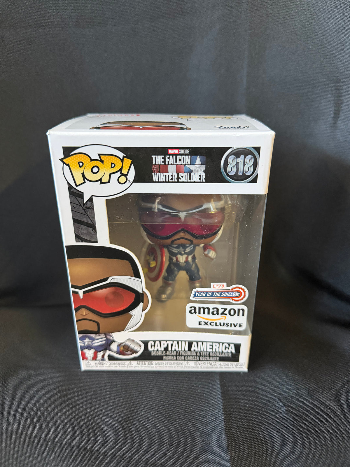 Funko POP! Marvel Studios - The Falcon and the Winter Soldier Captain America #818