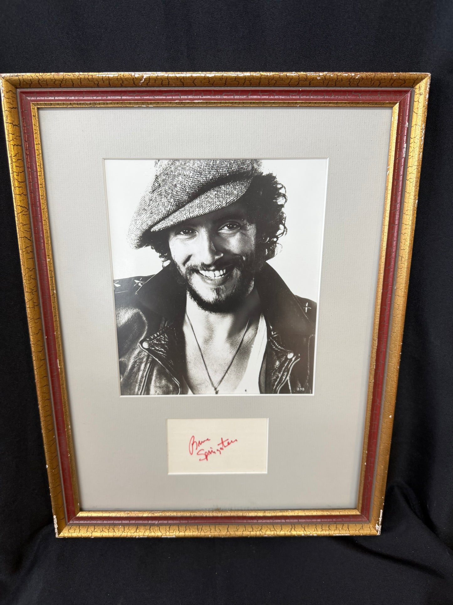 Bruce Springsteen — Autographed Promo Photo (9" x 7.5"), Framed