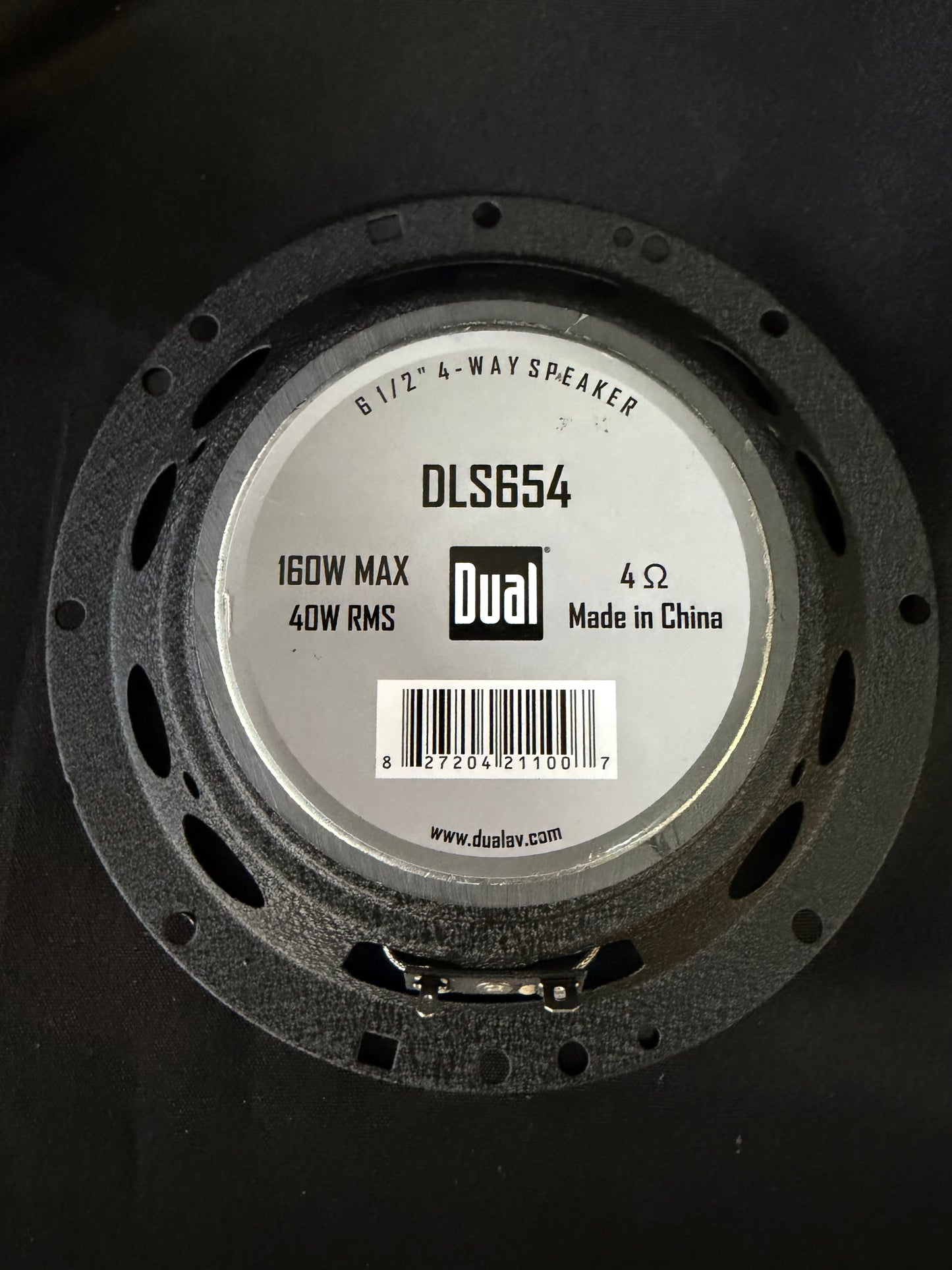 Dual DLS654 Car Speakers 6 1/2" 4-way Design