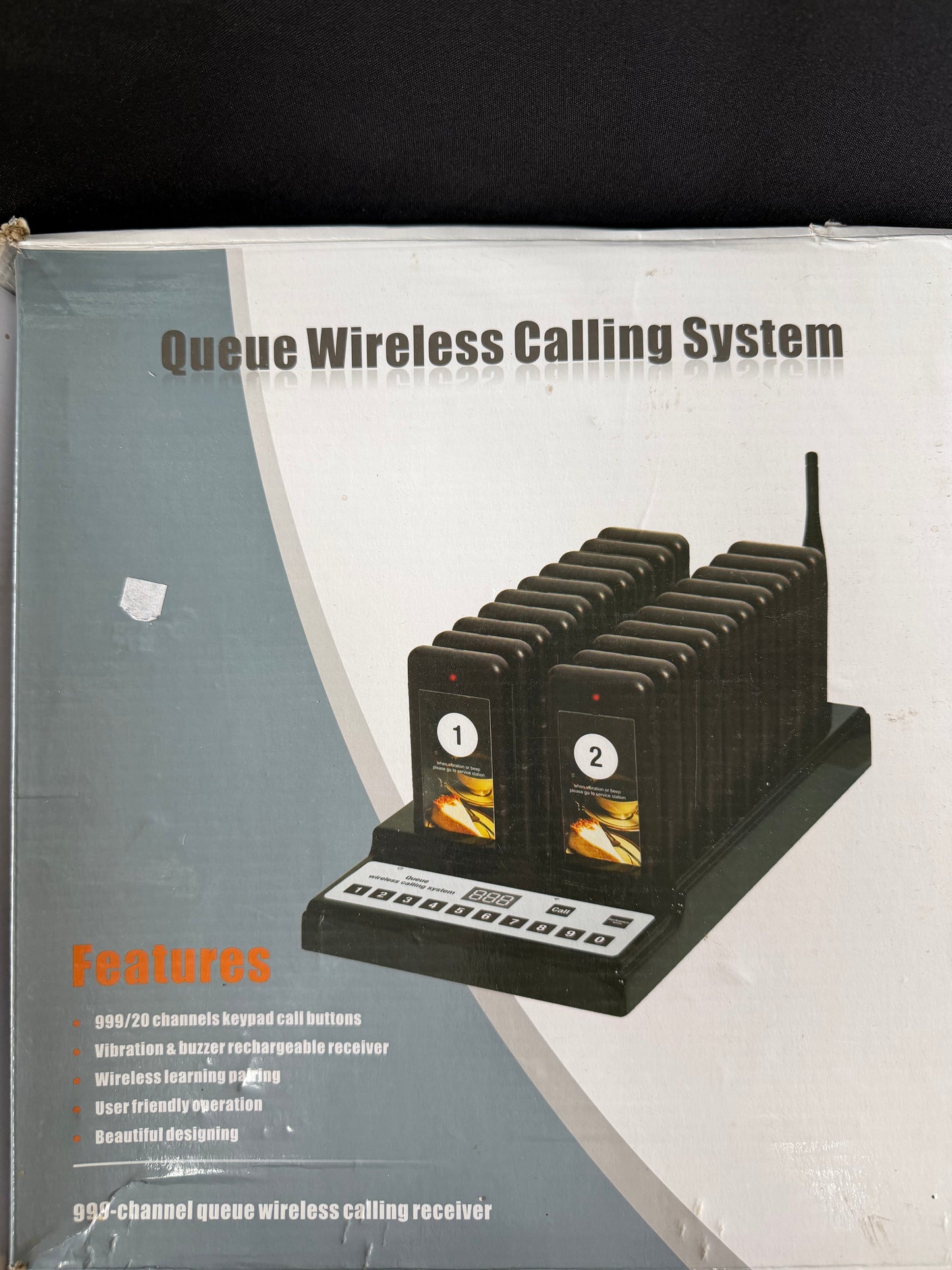 Restaurant Pager Wireless Paging Queue System – 20-Unit Call Buzzer Set