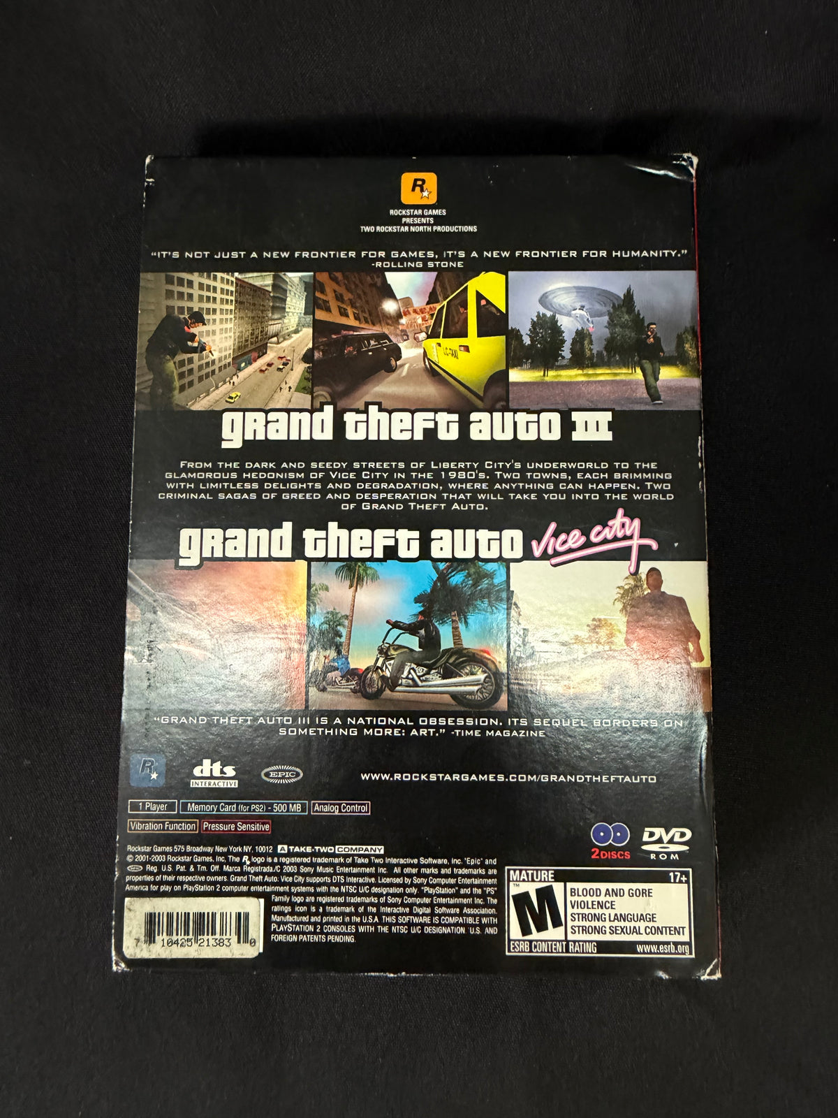 Grand Theft Auto Double Pack (PS2)