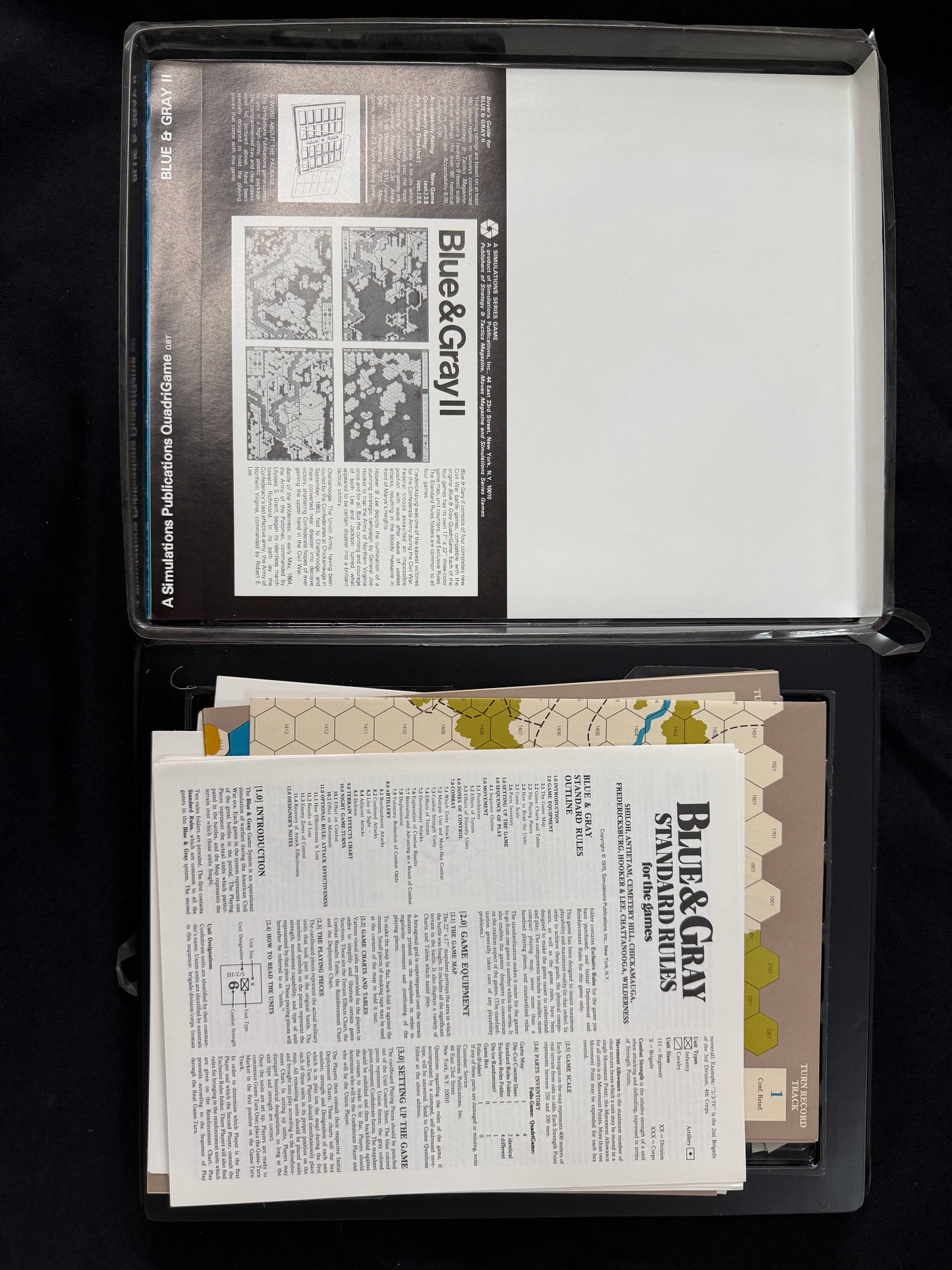 Blue & Gray I + II (SPI board game set)