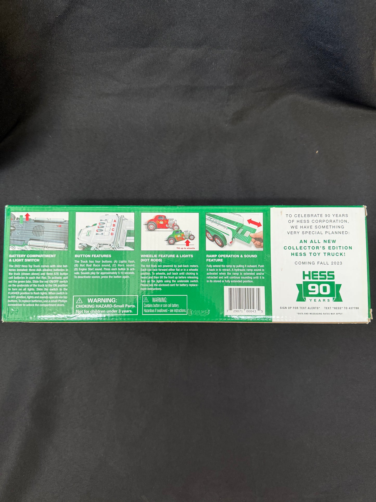 Hess Flatbed Truck with Hot Rods