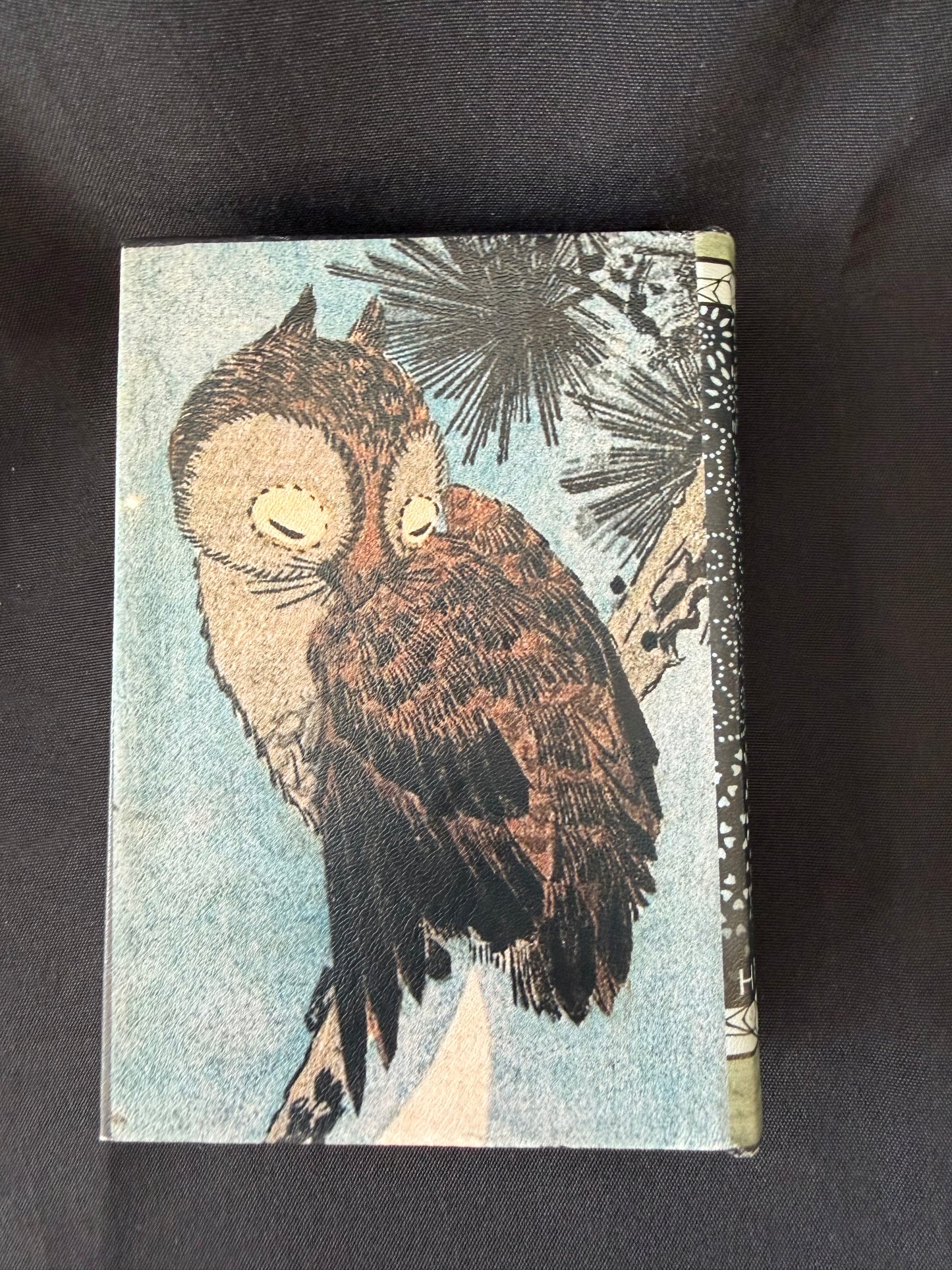 "Brown Owl on a Pine Branch" Book Box - By Utagawa Hiroshige