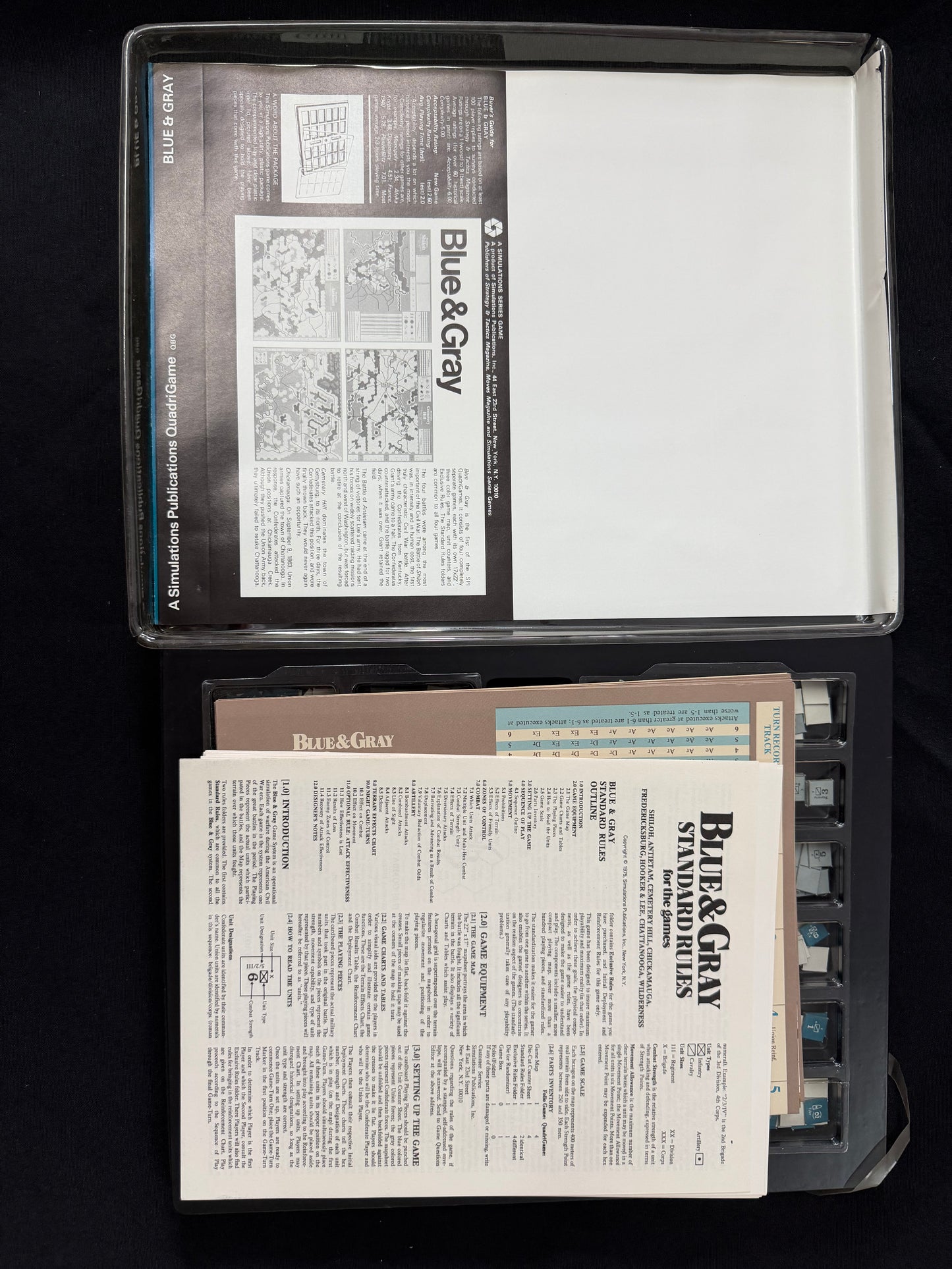 Blue & Gray I + II (SPI board game set)