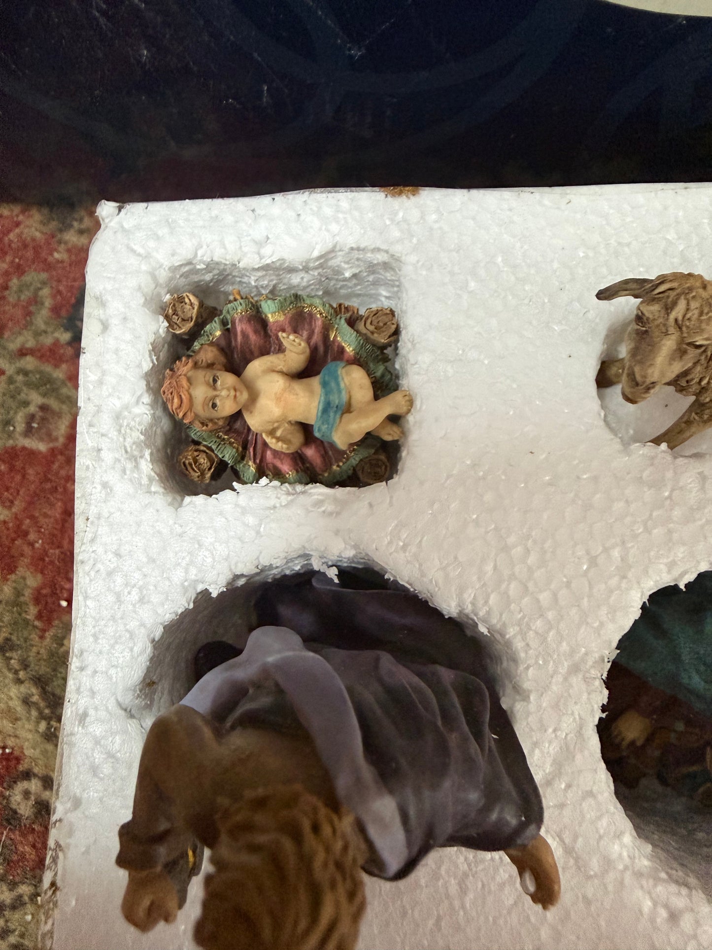 Vintage Department 56 Neapolitan “A Child is Born” 10-Piece Nativity Set