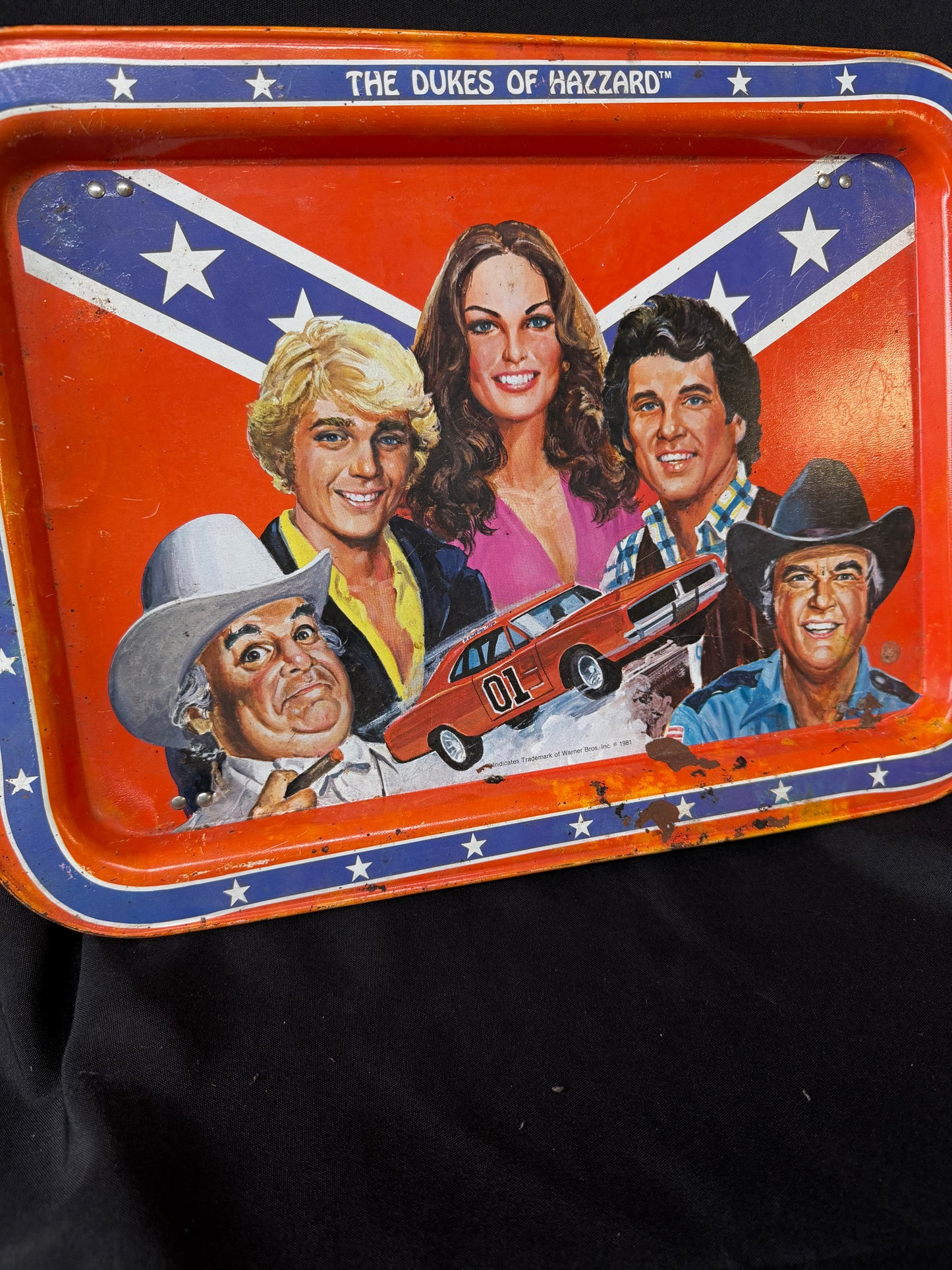 Vintage TV Dinner Tray - "The Dukes of Hazzard"
