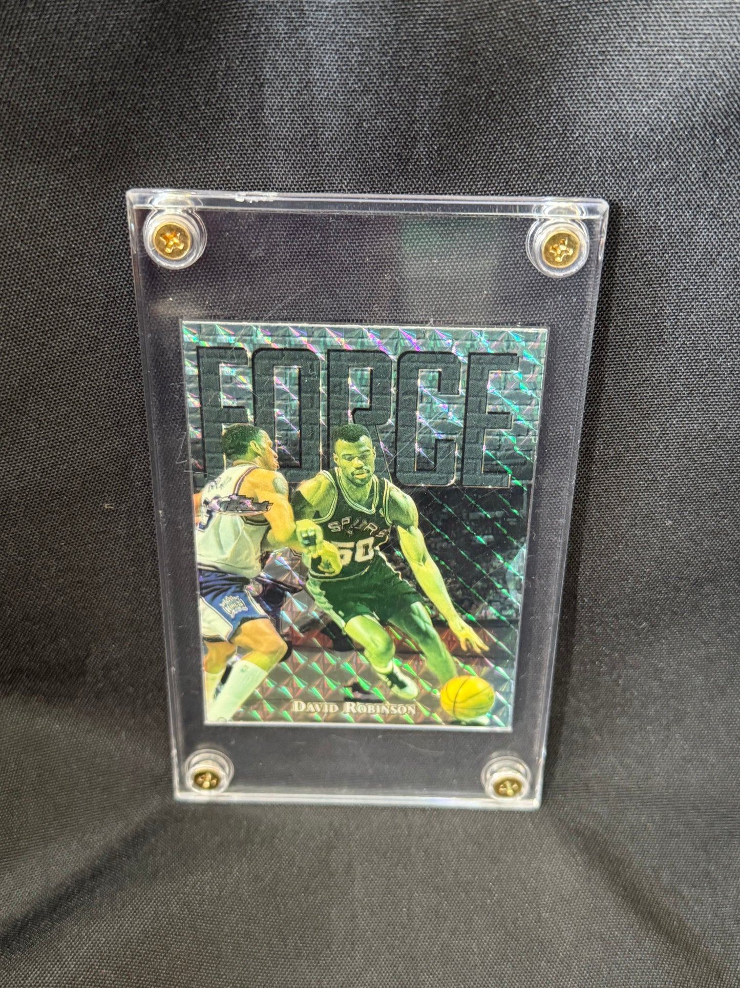 Vintage David Robinson Basketball Card - Finest Refractor Force (1997)