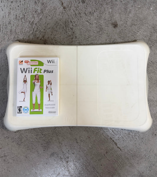 Wii Fit Balance Board And Wii Fit Video Game - untested
